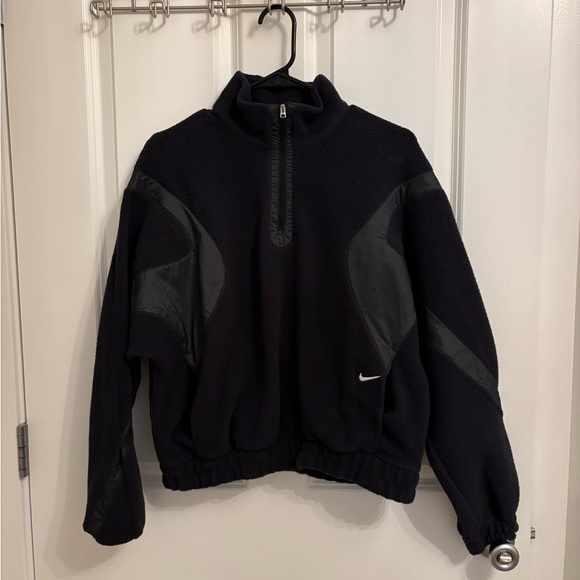 Nike Sweaters - NWT Black Nike Fleece Pullover Sweater
